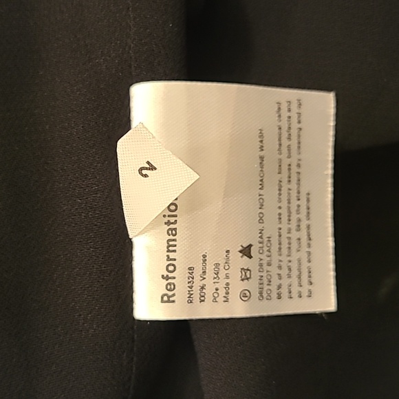 Reformation Black Floral Midi Dress - Picture 4 of 4